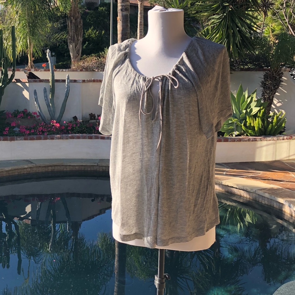 Hugo Boss Silver Grey Top